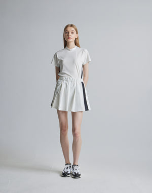 CRONOS BLACK SKIRT [WHITE]
