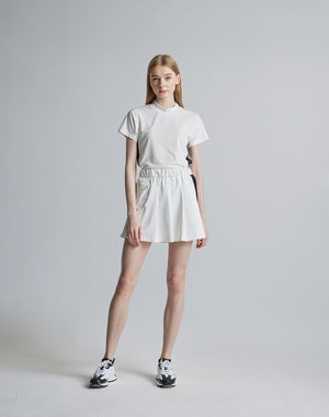 CRONOS BLACK SKIRT [WHITE]