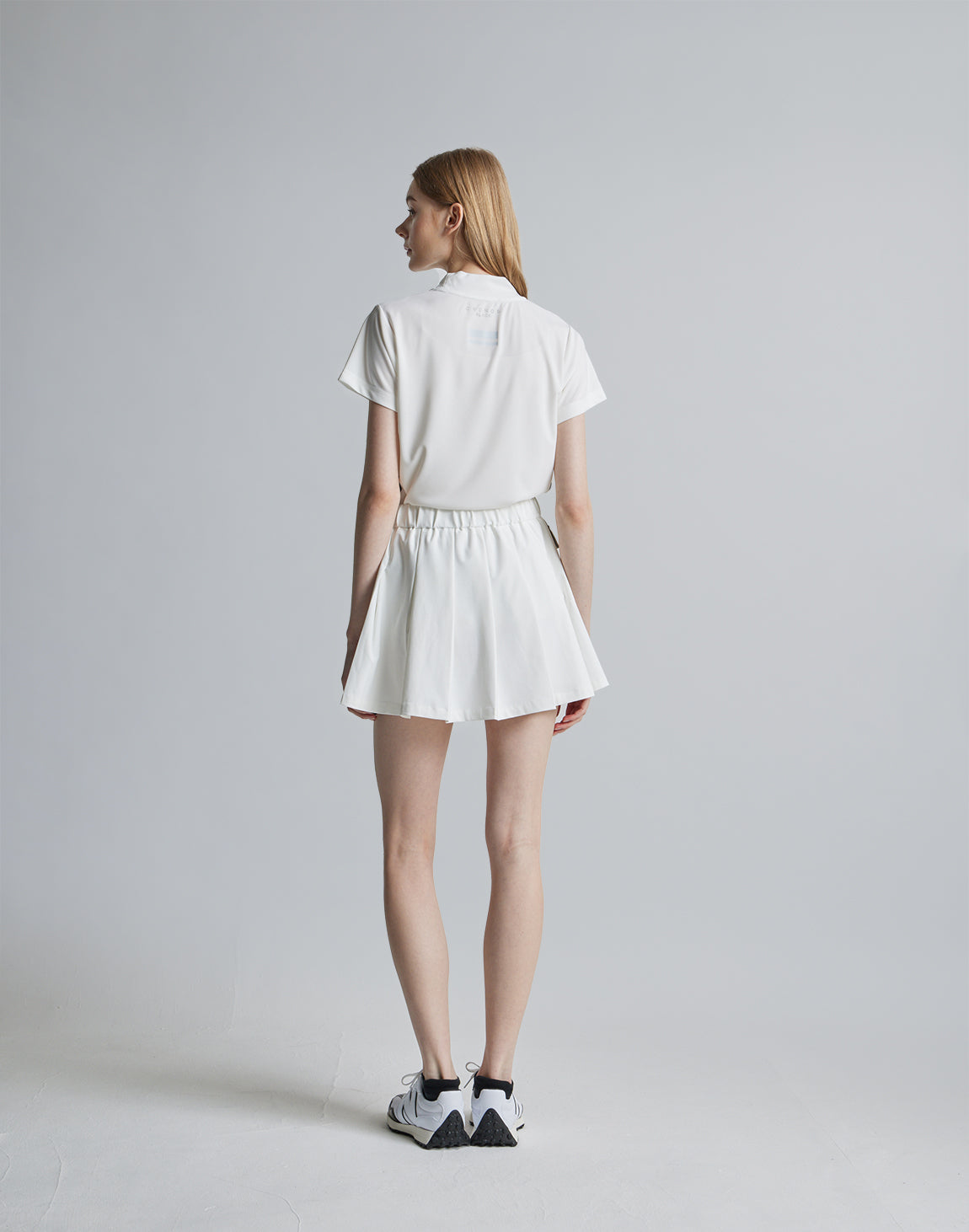 CRONOS BLACK SKIRT【WHITE】