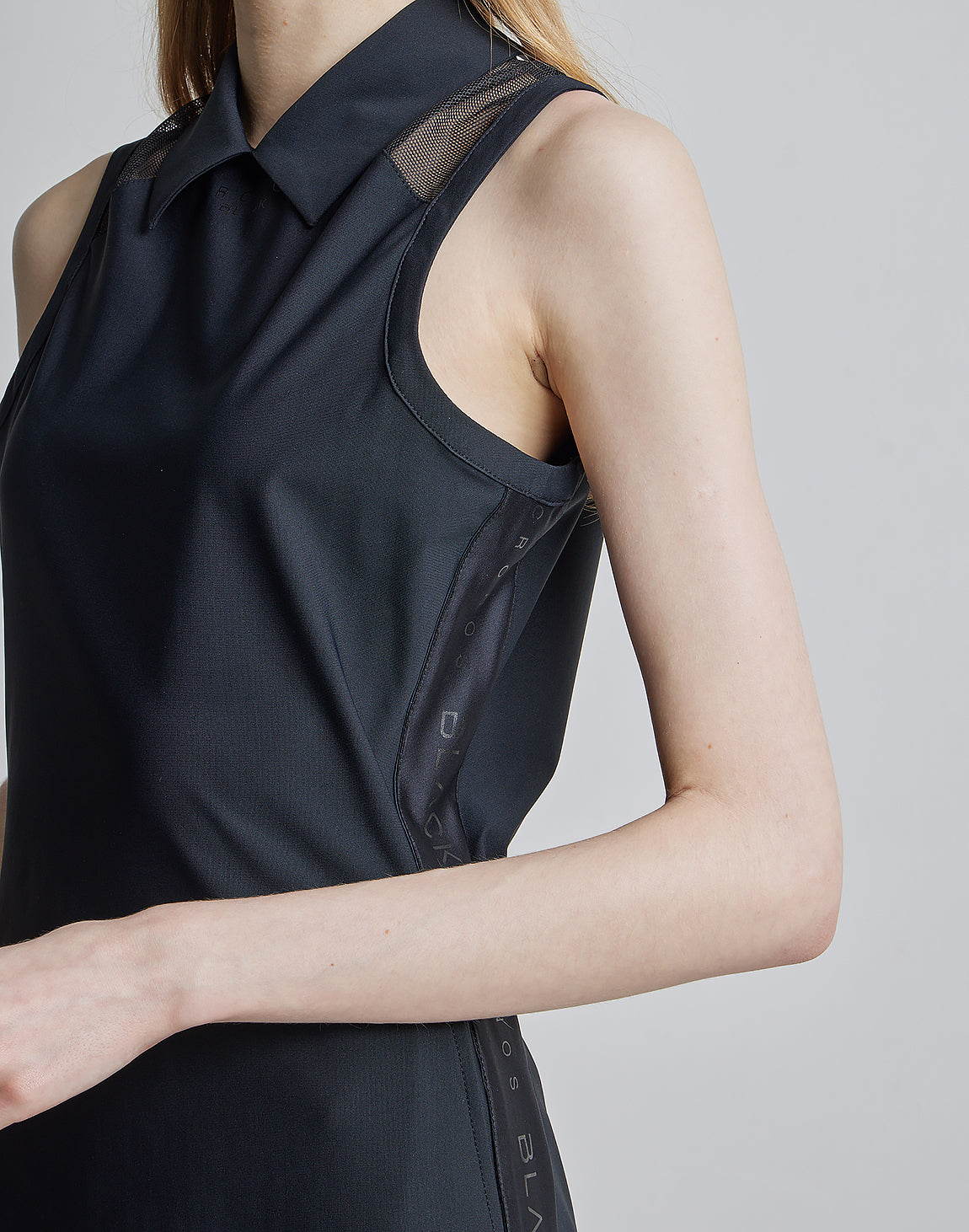 CRONOS BLACK SIDE LINE MESH DRESS【WHITE】 – クロノス CRONOS