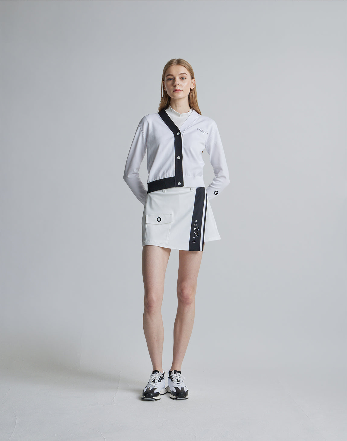 CRONOS BLACK スカート WHITE Mサイズ 新品 CRONOS BLACK SKIRT [WHITE]