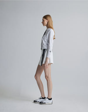 CRONOS BLACK SHORTS KNIT [WHITE]