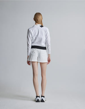 CRONOS BLACK SHORTS KNIT [WHITE]
