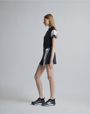 CRONOS BLACK CULOTTE SKIRT [BLACK]