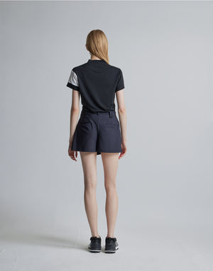 CRONOS BLACK CULOTTE SKIRT [BLACK]
