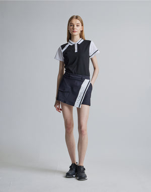 CRONOS BLACK POLO SHIRTS [BLACK]