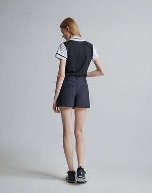 CRONOS BLACK POLO SHIRTS [BLACK]