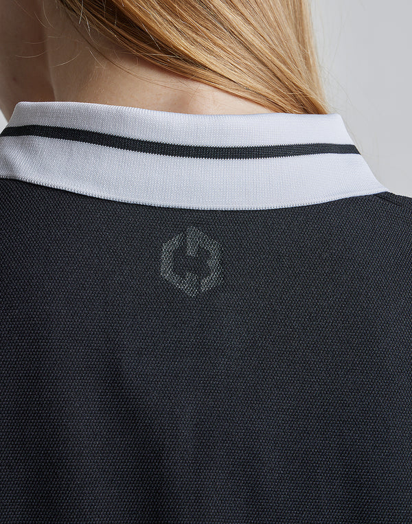 CRONOS BLACK POLO SHIRTS [WHITE]