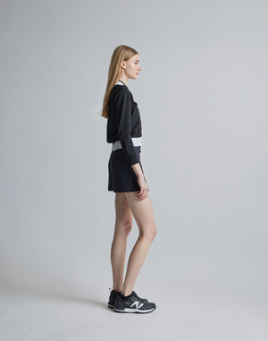 CRONOS BLACK SHORTS KNIT [BLACK]