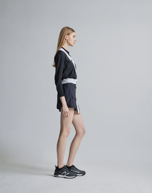 CRONOS BLACK SHORTS KNIT [BLACK]
