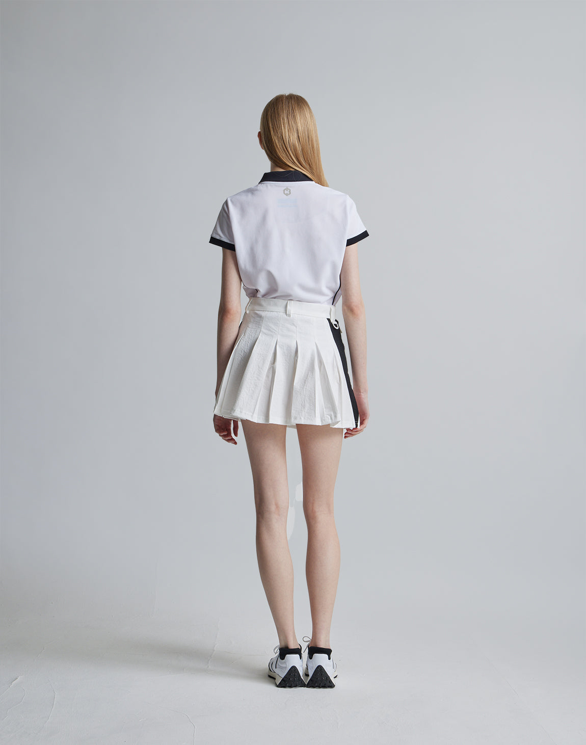 CRONOS BLACK LINE POLO [WHITE]