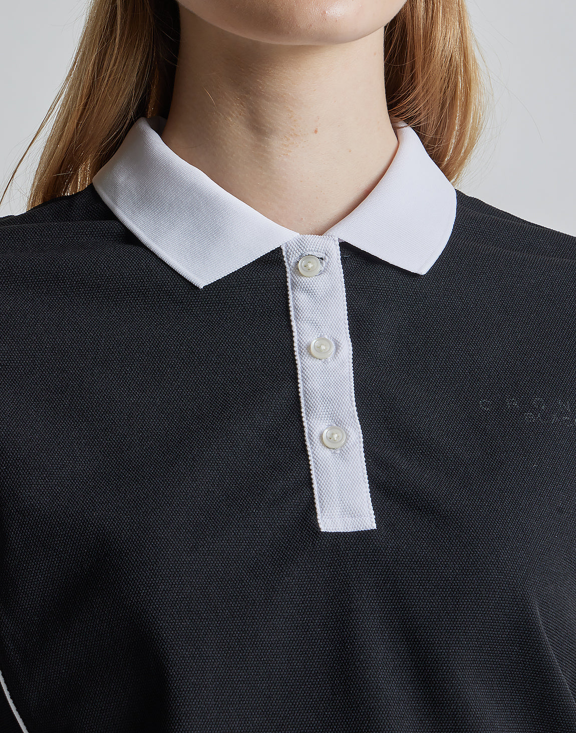 CRONOS BLACK LINE POLO【WHITE】