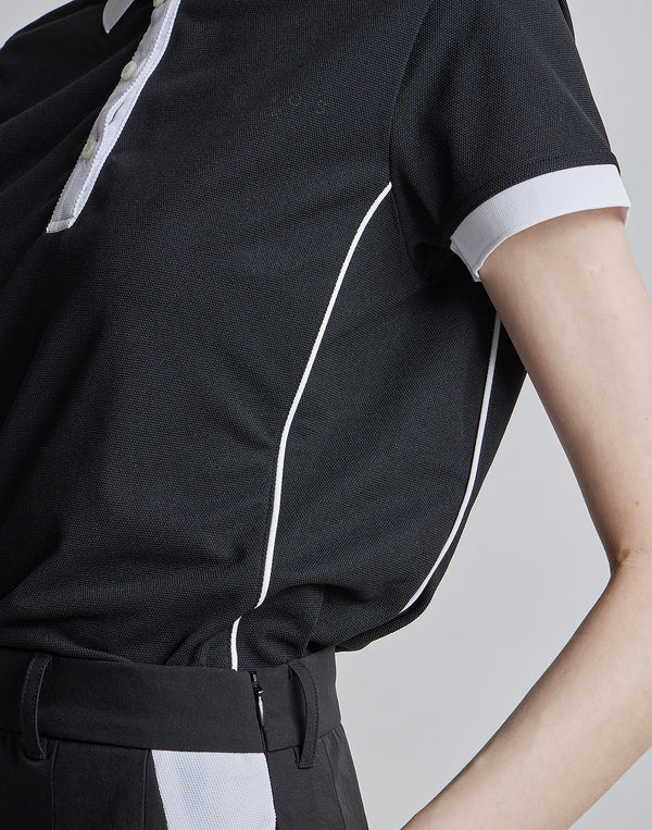 克洛諾斯 BLACK LINE POLO [黑色]