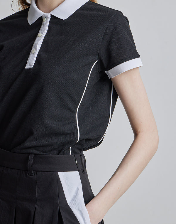 克洛諾斯 BLACK LINE POLO [黑色]