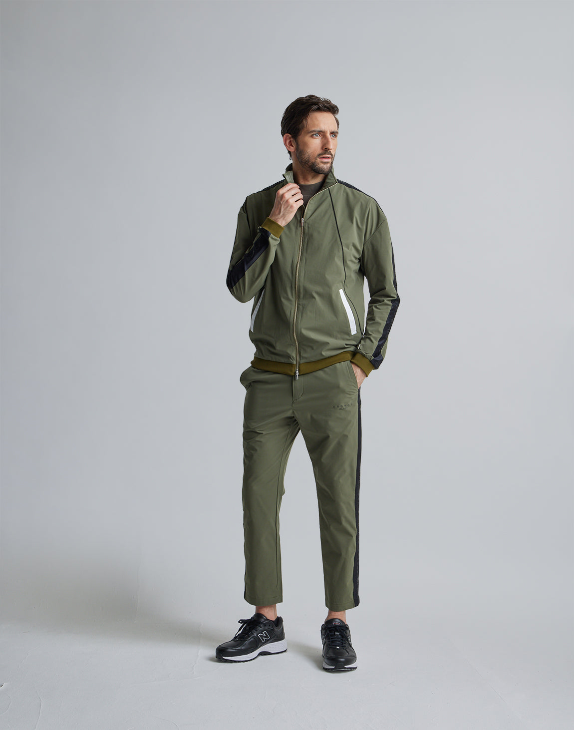 CRONOS BLACK SIDE LINE BRAKER【OLIVE】