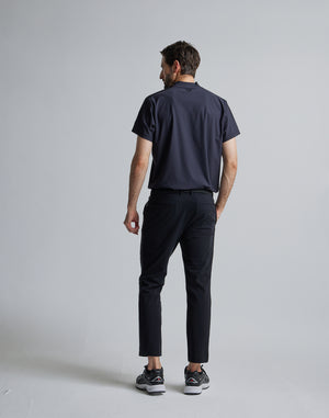 CRONOS BLACK SIDE LINE PANTS [BLACK]