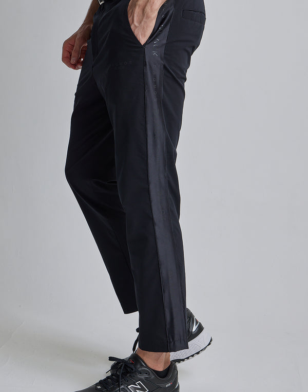 CRONOS BLACK SIDE LINE PANTS [BLACK]