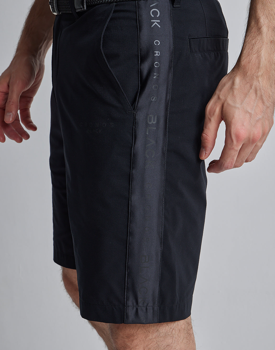 CRONOS BLACK SIDE LINE BRAKER【BLACK】 CRONOS BLACK SIDE LINE SHORTS【OLIVE】
