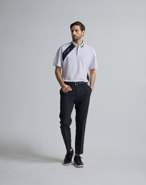 CRONOS BLACK LINE POLO [WHITE]