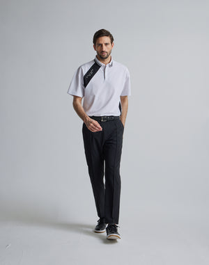 CRONOS BLACK LINE POLO [WHITE]