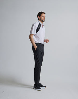 CRONOS BLACK LINE POLO [WHITE]