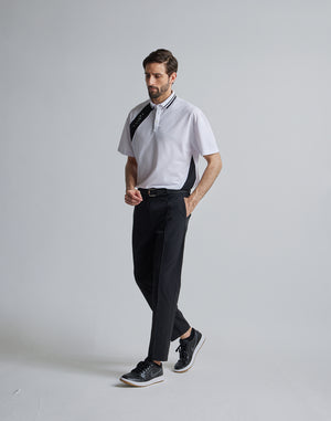 CRONOS BLACK LINE POLO [WHITE]