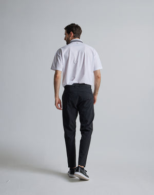 CRONOS BLACK LINE POLO [WHITE]