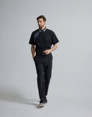 CRONOS BLACK LINE POLO [BLACK]
