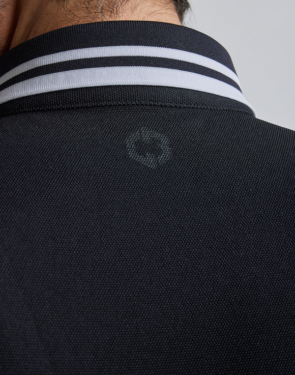 CRONOS BLACK LINE POLO [WHITE]