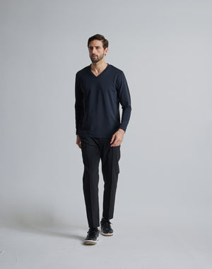 CRONOS BLACK BASE LAYER LONGSLEEVE [BLACK]