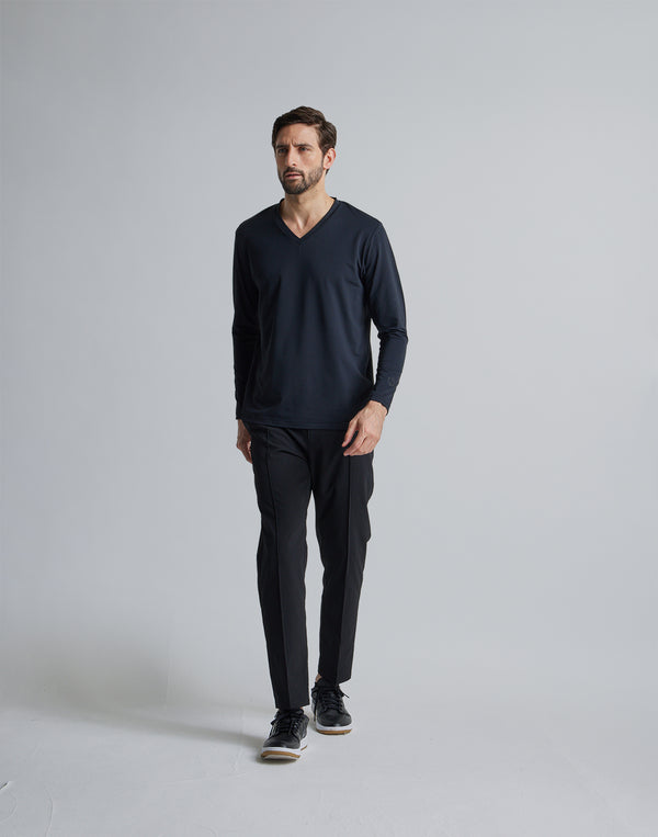 CRONOS BLACK BASE LAYER LONGSLEEVE [BLACK]