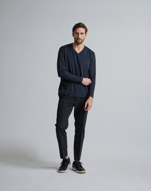 CRONOS BLACK BASE LAYER LONGSLEEVE [BLACK]