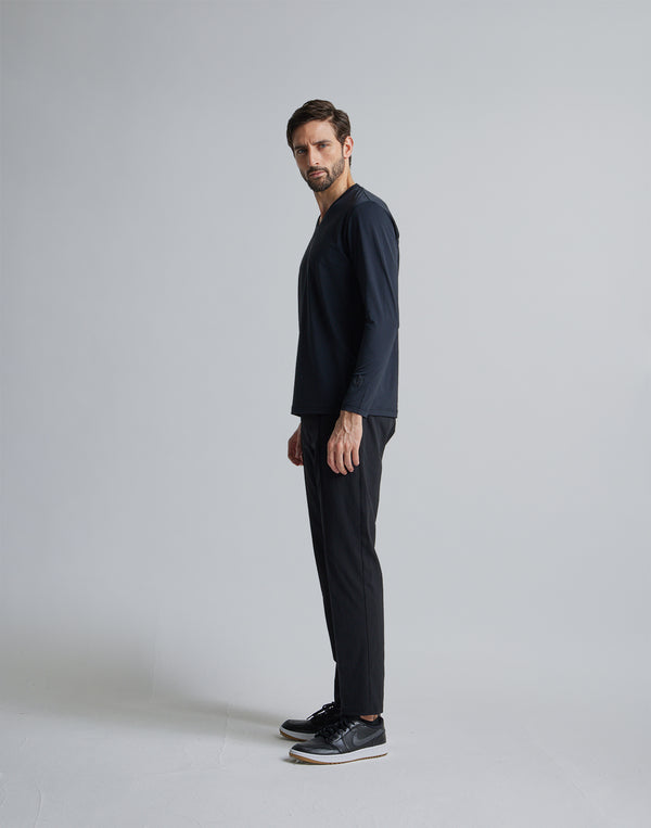 CRONOS BLACK BASE LAYER LONGSLEEVE [BLACK]