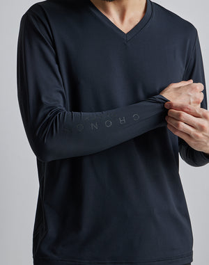 CRONOS BLACK BASE LAYER LONGSLEEVE [BLACK]