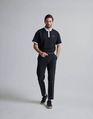 CRONOS BLACK POLO【BLACK】