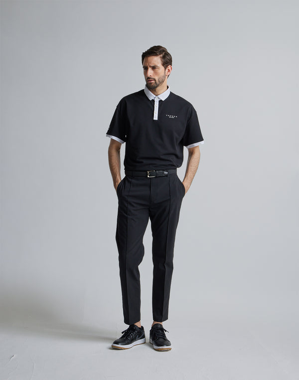 CRONOS BLACK POLO【BLACK】