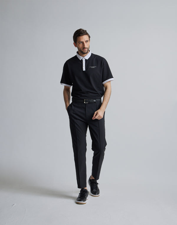 CRONOS BLACK POLO【BLACK】