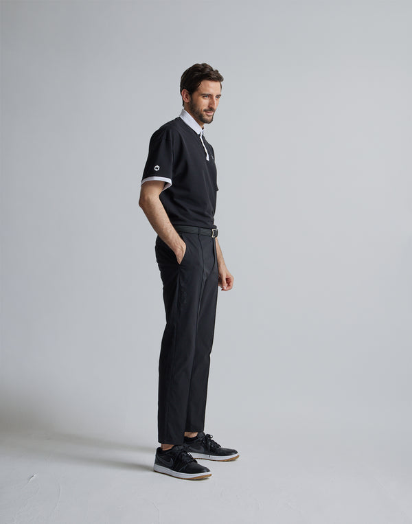 CRONOS BLACK POLO【BLACK】