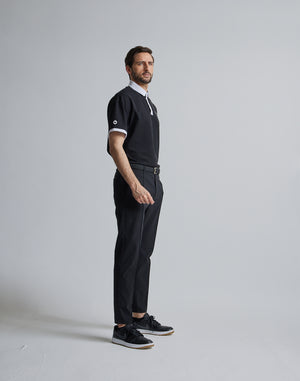 CRONOS BLACK POLO【BLACK】
