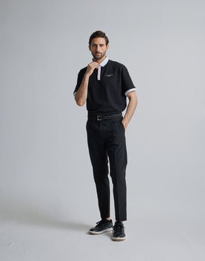 CRONOS BLACK POLO【BLACK】
