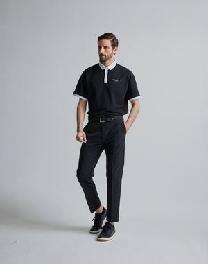 CRONOS BLACK POLO【BLACK】