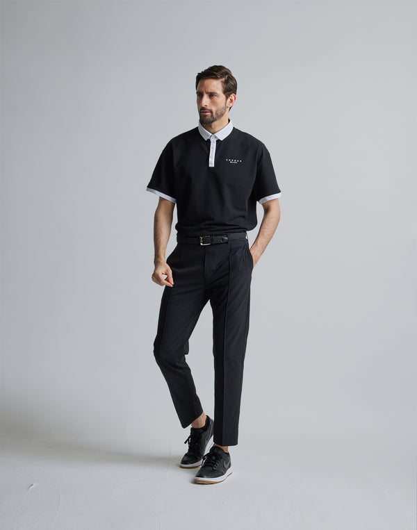 CRONOS BLACK POLO【BLACK】