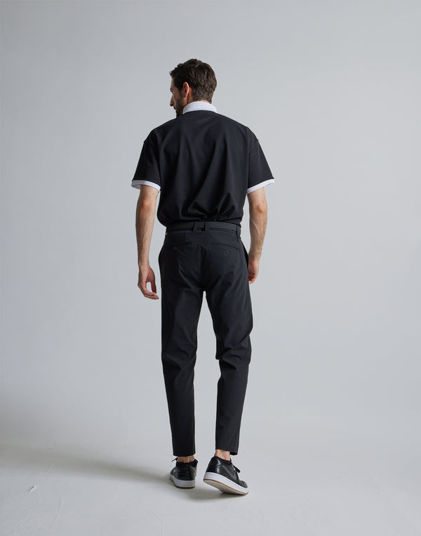 CRONOS BLACK POLO【BLACK】