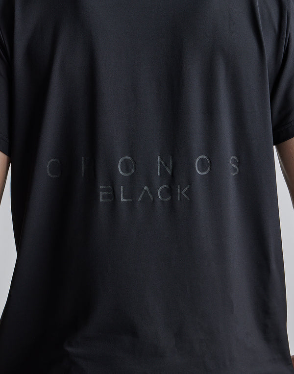 CRONOS 黑領 LOGO 高領衫 [白色]