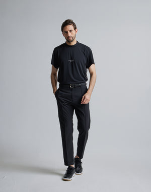 CRONOS BLACK LOGO MOCKNECK【BLACK】