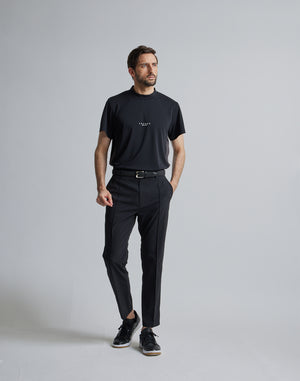 CRONOS BLACK LOGO MOCKNECK【BLACK】