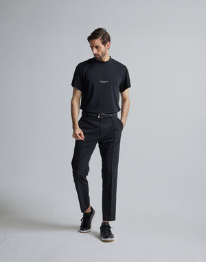 CRONOS BLACK LOGO MOCKNECK【BLACK】