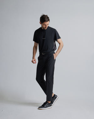 CRONOS BLACK LOGO MOCKNECK【BLACK】