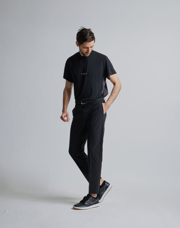 CRONOS BLACK LOGO MOCKNECK【BLACK】