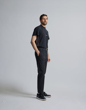 CRONOS BLACK LOGO MOCKNECK【BLACK】